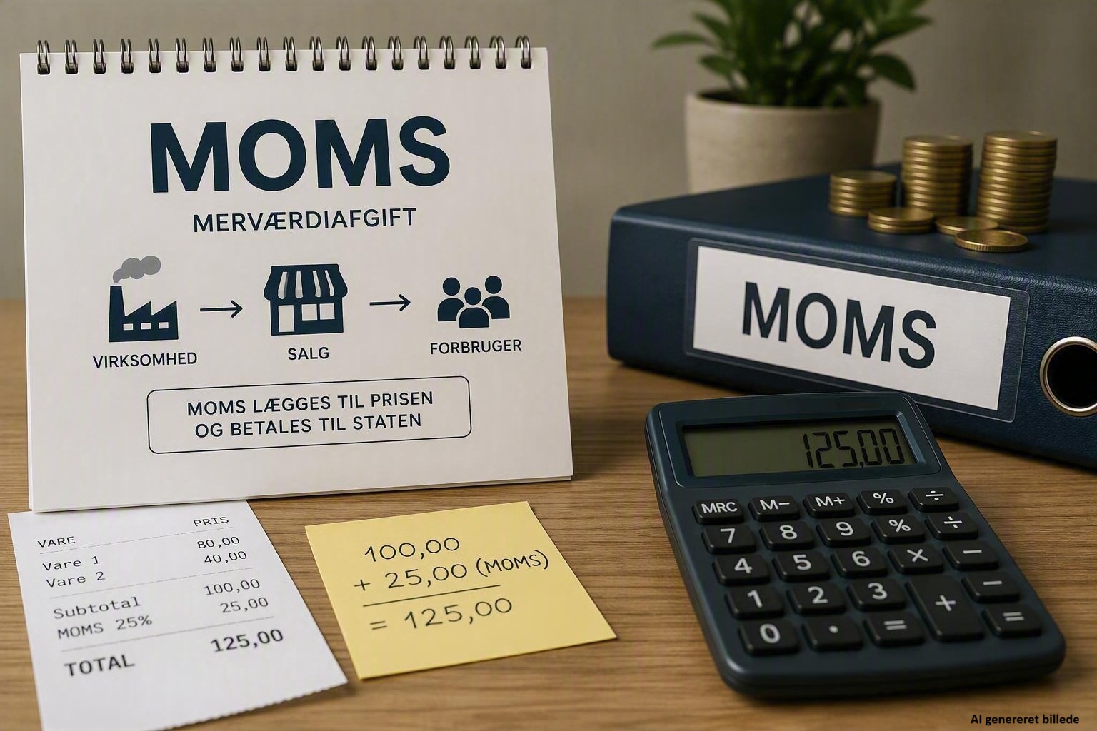 Billede - moms